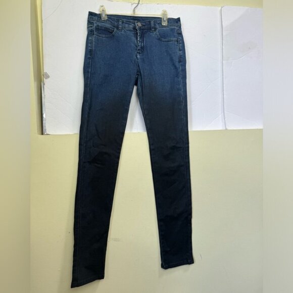 Maison Margiela MM6 Gradient ColorBlock Jeans Cotton Stretch Slim Zip Pockets 36 - Picture 9 of 16